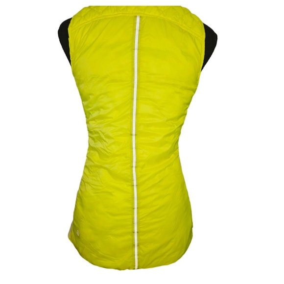 Lululemon Bright Yellow Asymmetrical Zip Vest - Picture 5 of 5